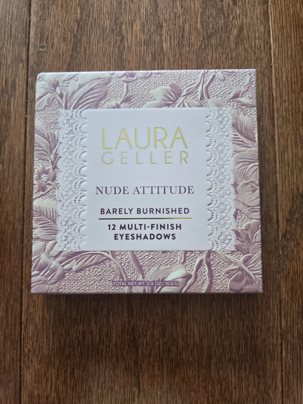 Laura Gellar Nude Attitude Barely Burnished Neutral Eyeshadow Palette Shades